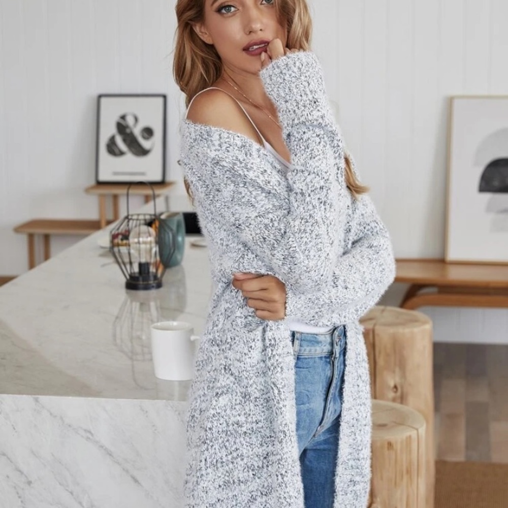 Fluffy Space Dye Cardigan - Picture 4 of 6